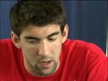 RAW VIDEO: Phelps in San Diego; The Epiphany, the Bong, the Future