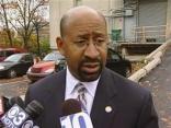 Mayor Nutter Talks to Media After City Budget Address