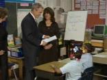 President Bush Visits Philly School