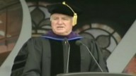 Corbett Gets Cool Reception at Graduation