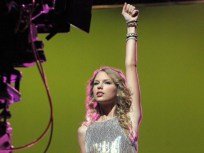 Taylor Swift Shoots "Band Hero" Ad with Her Heroes