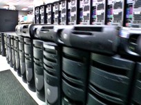 Stacks of Computers Recycled at Temple