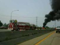 Viewer Video: Truck Fire Causes Morning Mess for Delaware Drivers