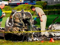 2 Escape Fiery Plane Crash