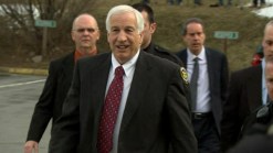 Jerry Sandusky Arrives for Court Hearing