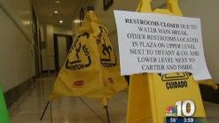 Water Pipe Breaks at KOP Mall