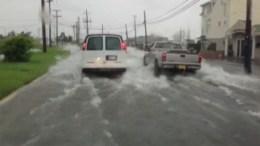 Flooding at the Jersey Shore