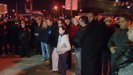 Vigil Held for Fallen Hero 