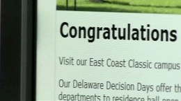 UDel Mistakenly Accepts Students