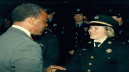 Female Police Inspector Retires With 40 Years on Job