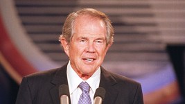 Pat Robertson Tells Wife of Cheating Husband that Men Tend to 