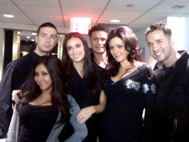Celebrity Twitpics: Demi Hangs With Jersey Shore Crew