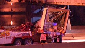 Truck Splits in Half on Schuylkill Expressway