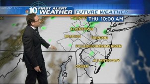 Be sure to have an umbrella handy on Thursday. We're in for plenty of rain as well as thunderstorms.