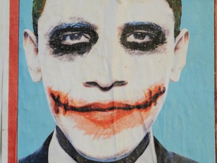 NAACP Protests Obama Joker Banner at Strip Club