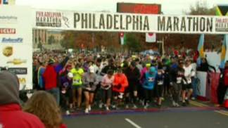Thousands Compete in Philly Marathon