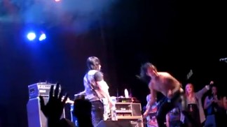 Rocker Arrested for Throwing Mic Stands