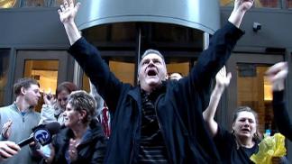 Parents Celebrate Cop's Conviction in Son's Murder