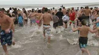 Daredevils Take the Polar Bear Plunge