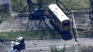 School Bus, Truck Crash in Toms River, NJ