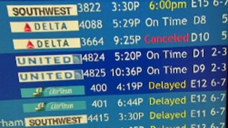 Weather Brings Big Headache for Travelers