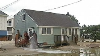 Sandy Leaves Mark in LBI