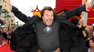 Jack Black Hits the Red Carpet for "Kung Fu Panda 2"