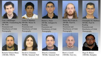 Child Porn Sweep Nets 10 Suspects