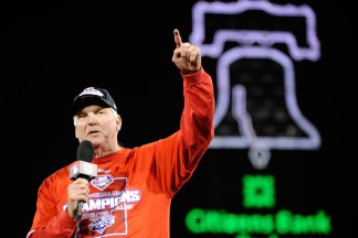 Images: Phillies Celebrate Pennant Win