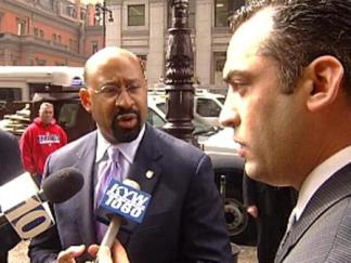 Raw Video: Nutter Confronted by Tax Delinquent Attorney