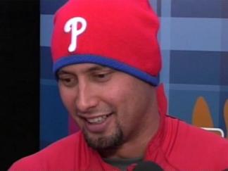 Victorino on NY Post Photo: "I Like My Legs"
