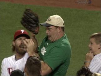 Werth Yells at Fan Over Foul Ball