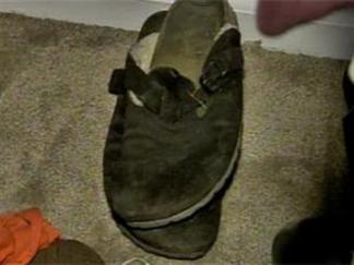 Burglar Steals Men's Shoes, Photos