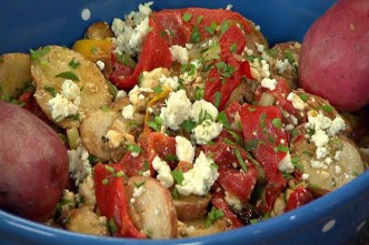 Grilled Red, White And Blue Italian Potato Salad and Bonus Recipes! 