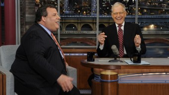 N.J. Gov. Christie, Letterman Laugh About Fat Jokes