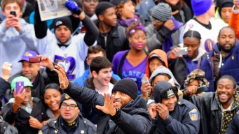 Thousands of Fans Celebrate Ravens Super Bowl Win