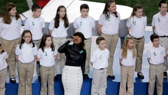 Sandy Hook Choir, Hudson Delight Super Bowl Crowd