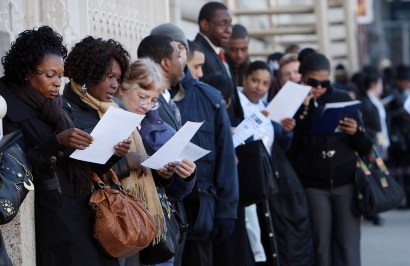 More people will be headed to the unemployment and job fair line. More people will be headed to the unemployment and job fair line.