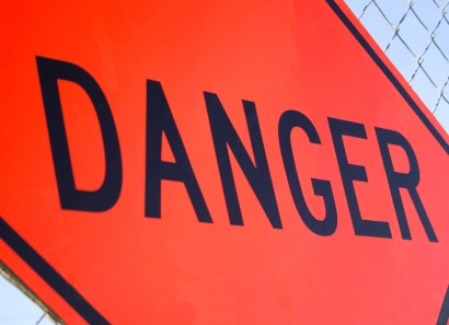 Danger sign Danger sign