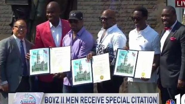 [PHI] Philly's Boyz II Men Get Special Recognition