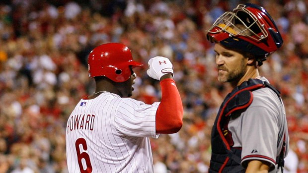 Phils Fall to Braves Despite Howard's Heroics