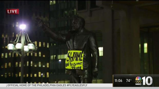 Frank Rizzo mural defaced with paint in South Philadelphia Frank Rizzo mural defaced with paint in South Philadelphia