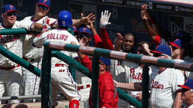 Lee, Rollins Help Phillies Sweep Nationals