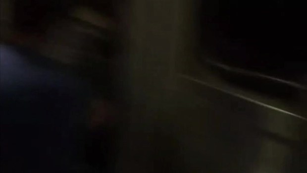 RAW VIDEO: Passengers Try to Get Off Train After Derailment