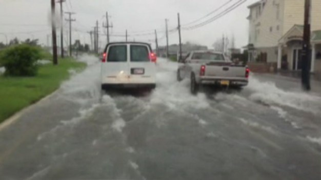 Flooding at the Jersey Shore