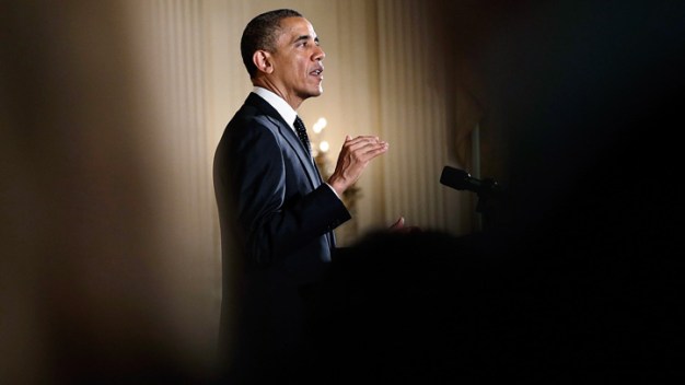 Obama, Germany's Angela Merkel Holds News Conference