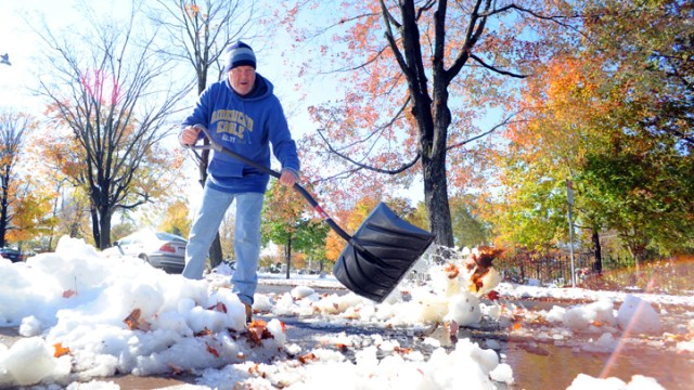 Dramatic Photos: October Snowstorm