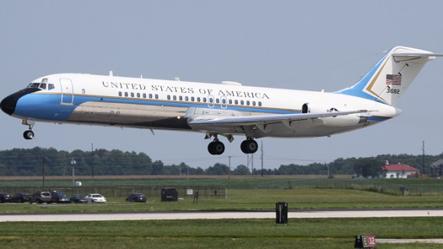 Former Presidential Plane Retires to Dover Air Force Base