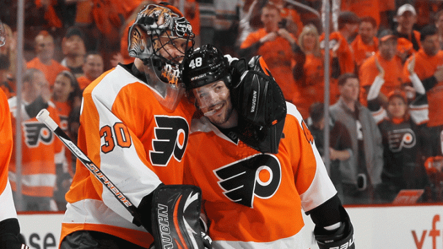 Flyers, Devils Game 1 Photos