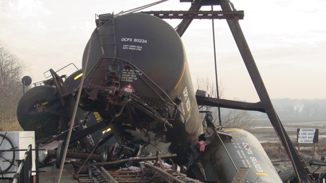 Train Derails in Paulsboro, Spills Chemicals